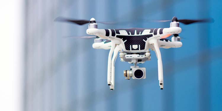 Dron aereo con camara de fotos