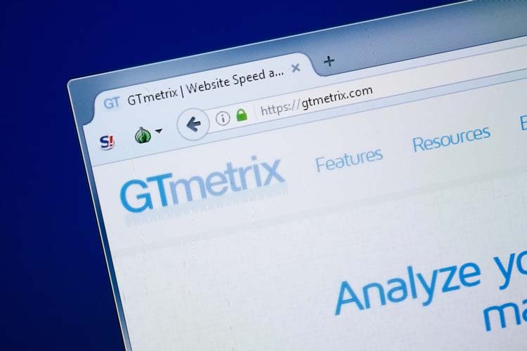 GTMetrix Prueba Velocidad Web
