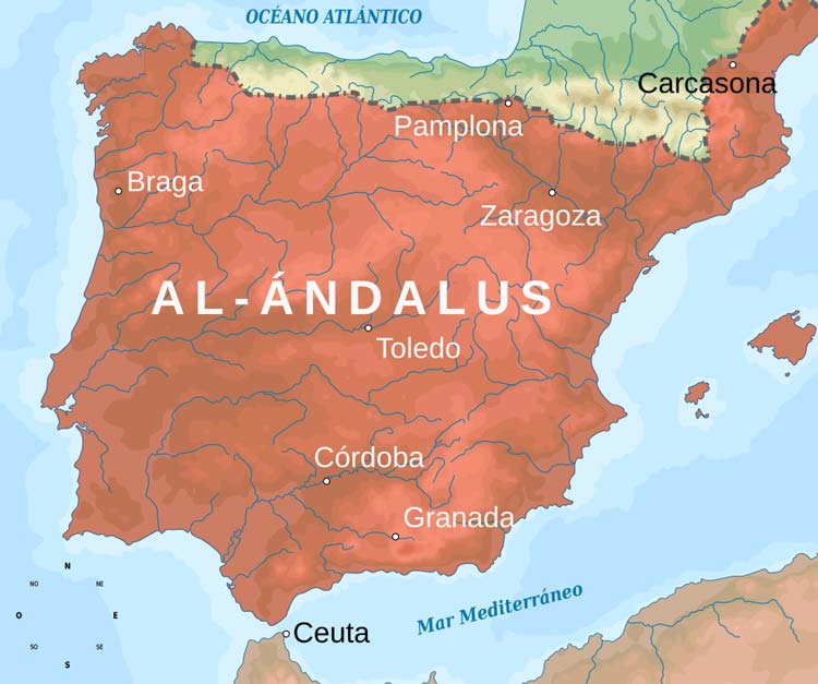 Al Andalus dominacion Musulmana Peninsula Iberica