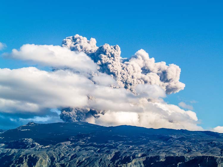 Eyjafjallajokull Erupcion Volcan