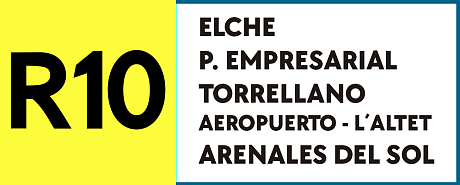 Línea R10 - Autobuses Urbanos de Elche (Pedanías)