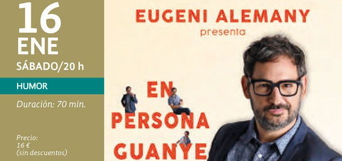 Eugeni Alemany, en persona guanye