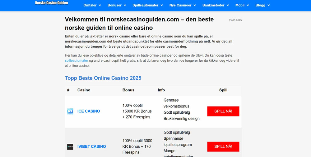 Norskecasinoguiden