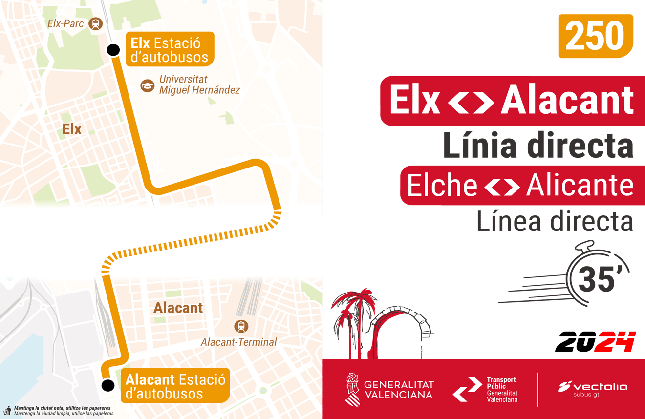 Elx Rodalia Autobús Elche-Alicante