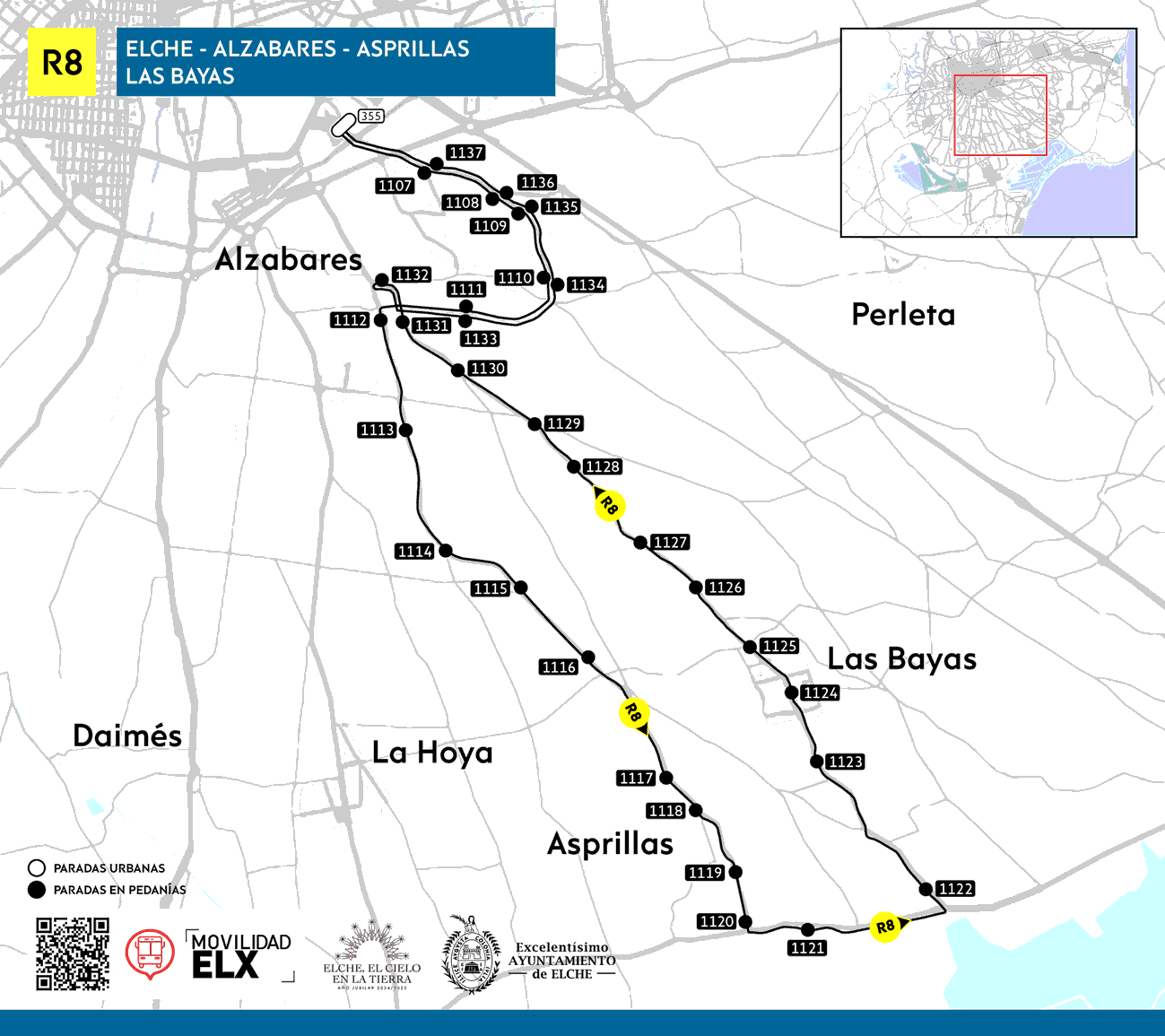 Recorrido Mapa R8