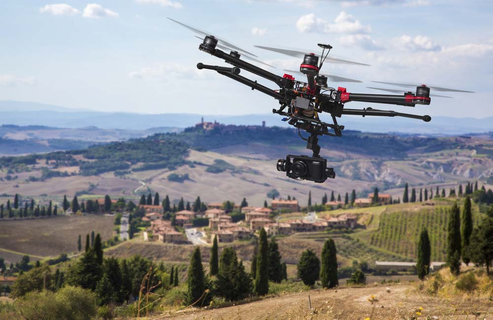 Captura fotos épicas desde la perspectiva de un dron aéreo