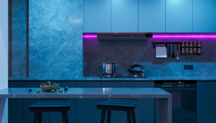 Tiras de led en Cocinas