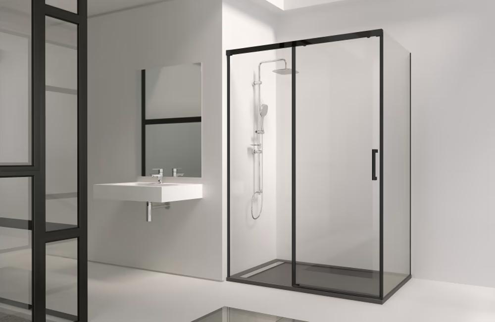 Diseños innovadores de mamparas de ducha para baños modernos