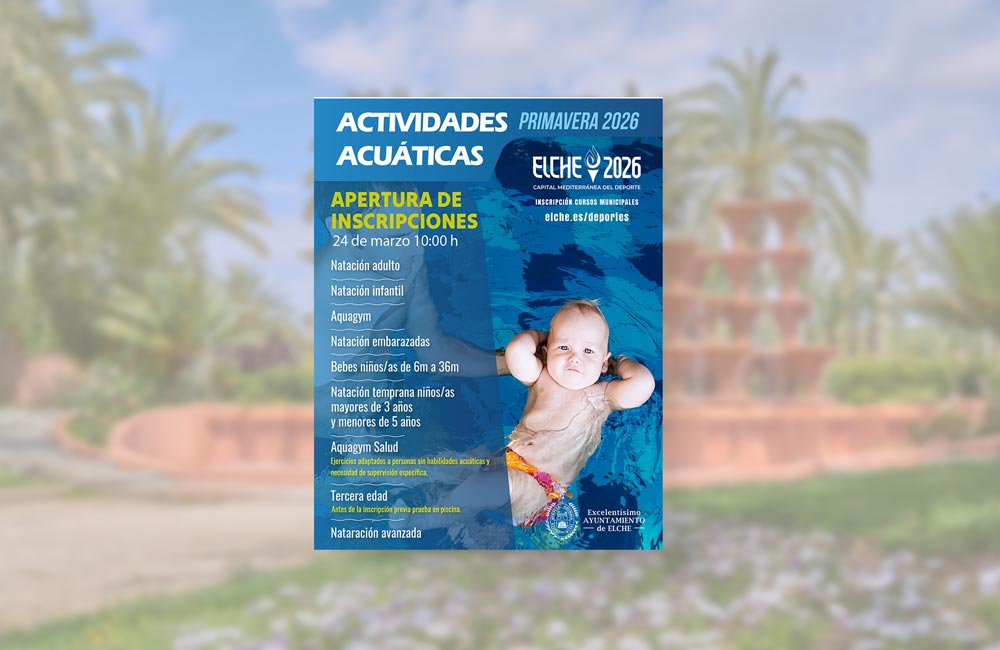 Actividades Acuáticas Primavera 2026 Elche