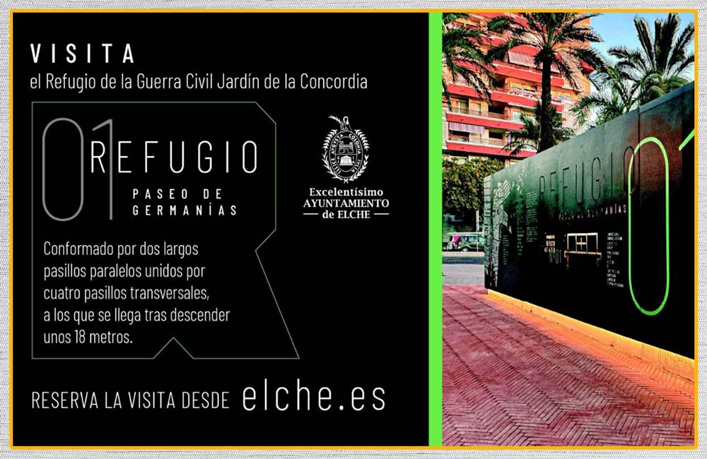 Descubre el Refugio Antiaéreo de la Guerra Civil del Paseo de Germanías en Elche