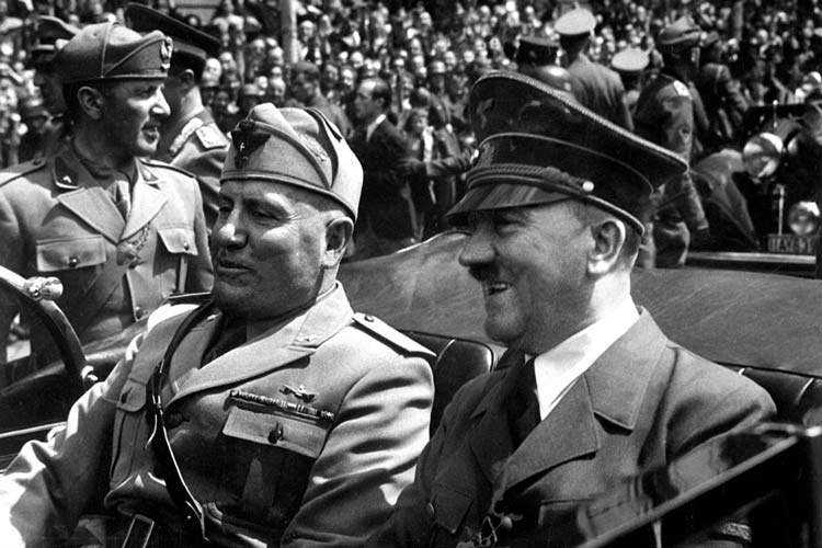 Hitler y Mussolini 1940