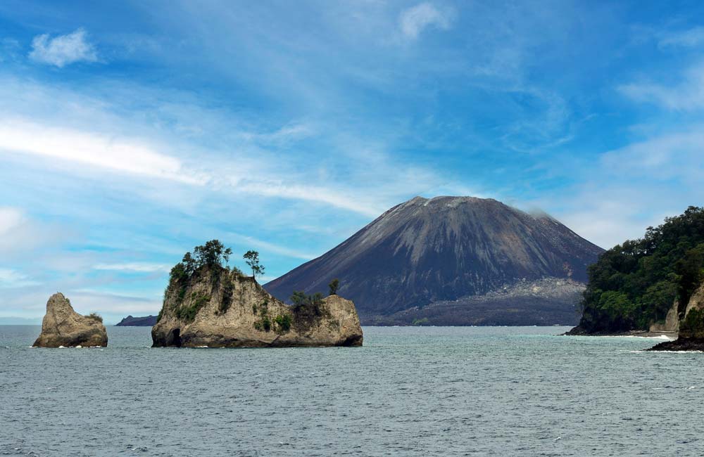 La Erupción del Volcán Krakatoa