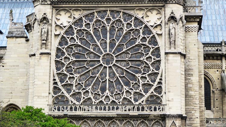 Rosetón Sur Catedral de Notre Dame