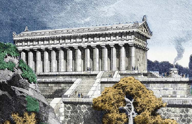 Templo de Artemisa en Efeso una de las Siete Maravillas del Mundo Antiguo