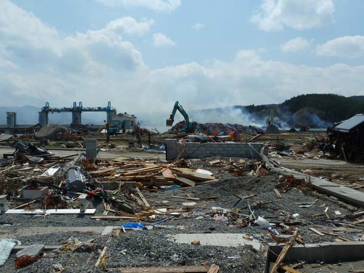 Destrucción Tsunami 2011, Japón