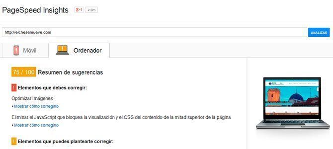 PageSpeed Insights Google