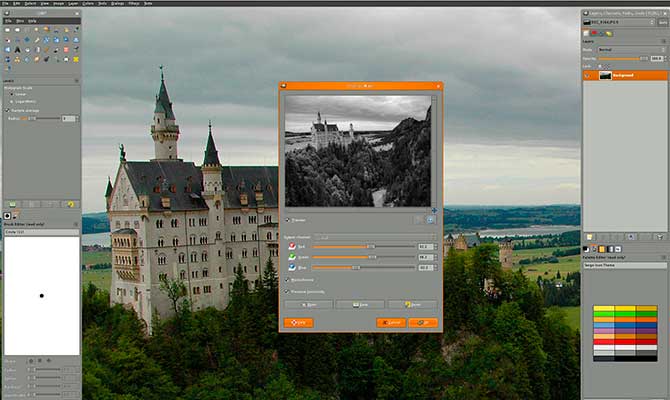 The Gimp Editor de Imágenes