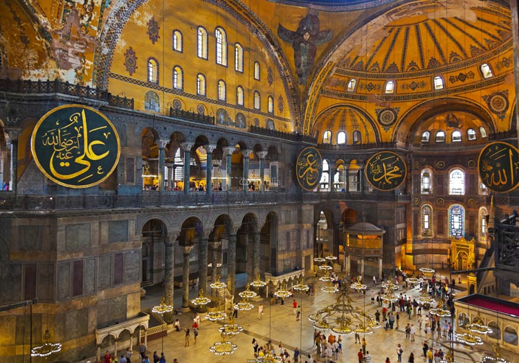 Hagia Sofia, Estambul, Interior