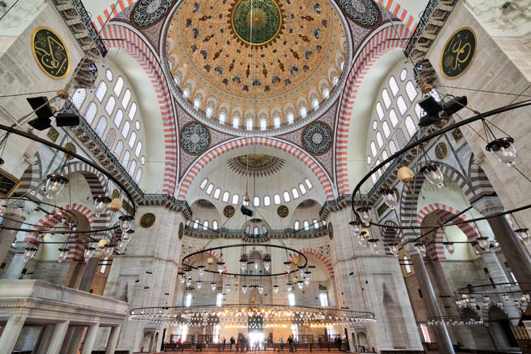 Mezquita de Suleymaniye en Estambul