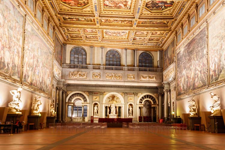 Sala del Cinquecento, Palazzo Vecchio, Florencia