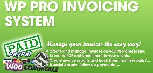 WP Pro Invoicing System