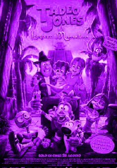 Cartel de TADEO JONES Y LA LÁMPARA MARAVILLOSA