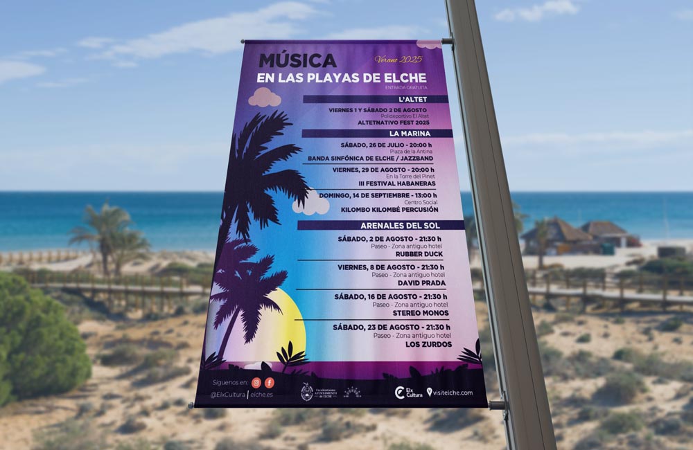 Música en las Playas de Elche - Verano 2025