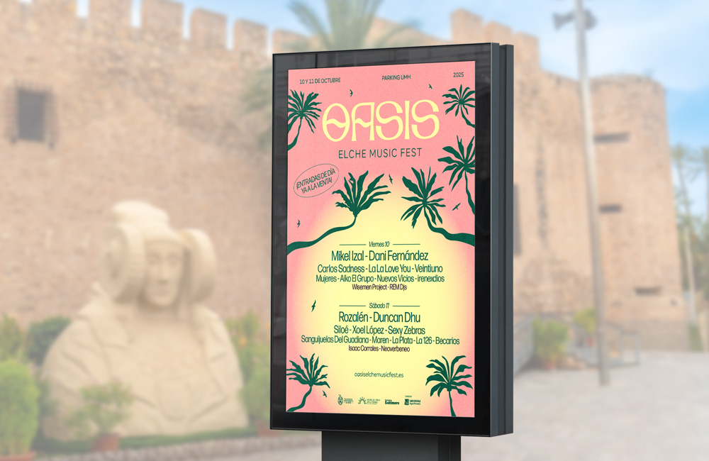 Oasis Elche Music Festival 2025: ¡Dos Días de Música Inolvidable en el Corazón del Mediterráneo!