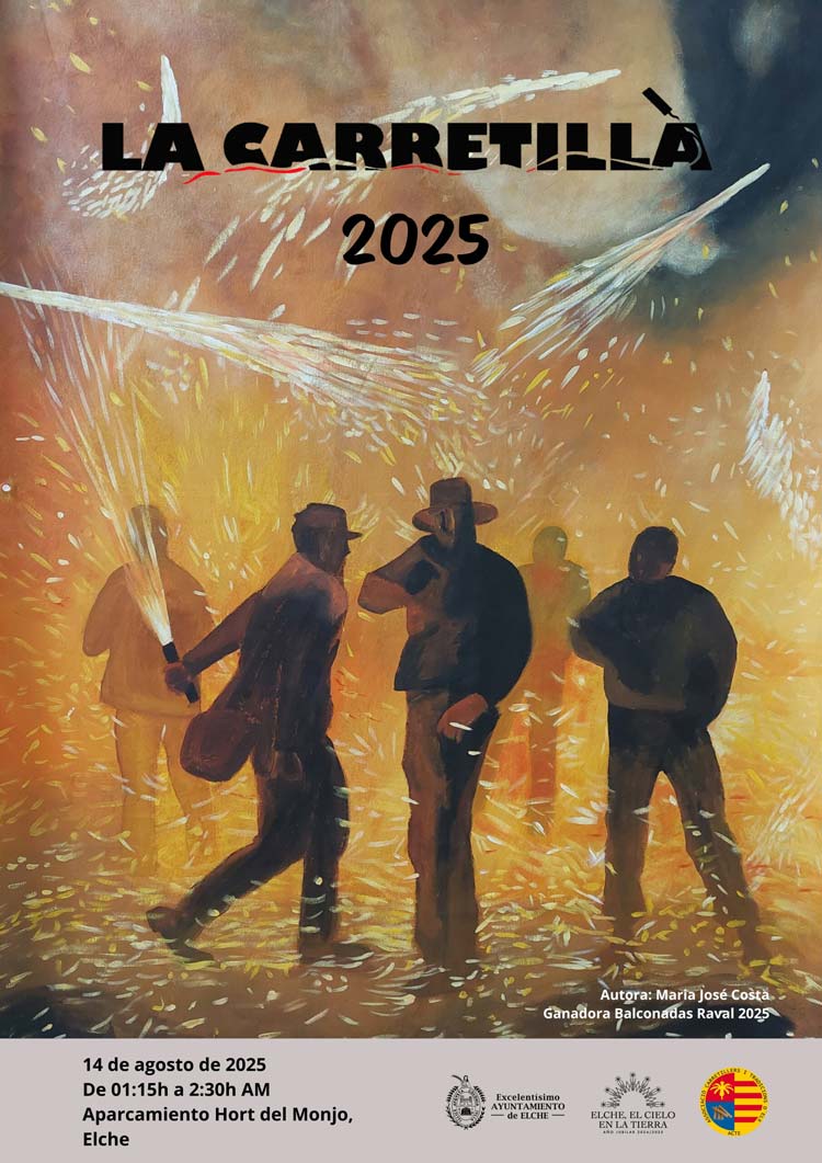 Carretilla 2025 fiestas Elche Honor Patrona