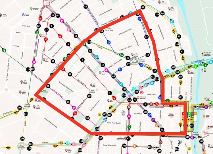 N1 bus nocturno fiestas elche 2024