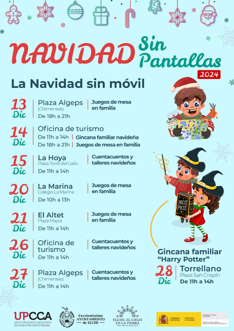 Navidad Sin Pantallas Elche 2024