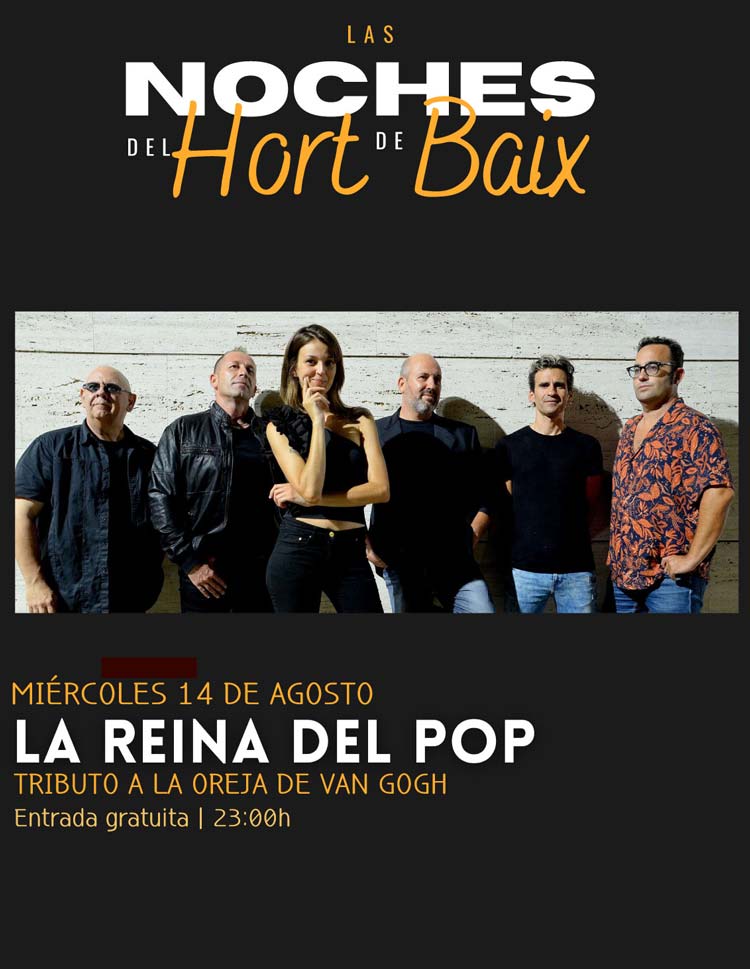 la reina del pop Hort de Baix Elche