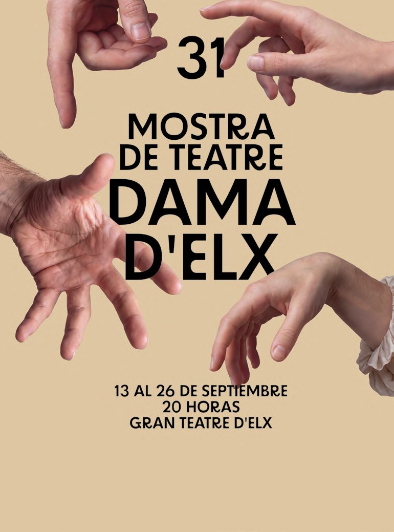 Cartel 31 Mostra de Teatre Dama d'Elx