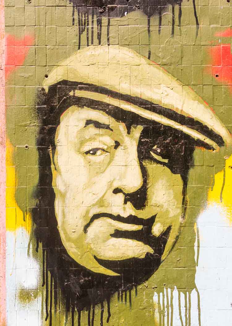 Pablo Neruda homenaje Valparaiso Chile