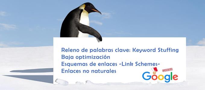 penalizaciones google penguin