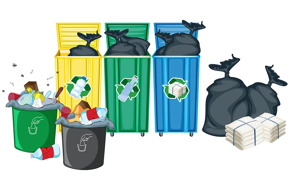 En qué contenedor hemos de depositar los residuos | Elche Limpio